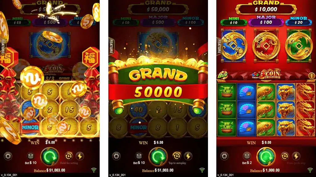 3 Coins 22Casino Bonus